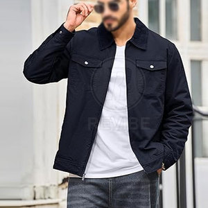 Veste d'hiver pour homme de haute qualité 100% coton, respirante, écologique, avec logo sur le devant - Product Image 3