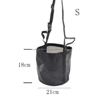 Sac à foin pour chevaux, écologique, élastique, réglable, couleur unie, confortable pour l'alimentation du cou