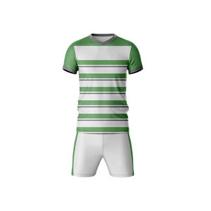 Maillot de rugby sublimé personnalisé pour homme avec short, grande taille, séchage rapide et respirant - Product Image 3