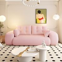 78,7 \ "Rosa multifuncional para tela de peluche sofá cama relleno de espuma cama para perro perezoso sofá para humanos para cama de sala de estar
