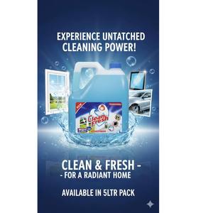 Nettoyant pour vitres multi-usages de qualité export 5 L pour le nettoyage domestique et professionnel, efficace sur les surfaces vitrées des fenêtres - Product Image 3