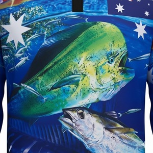 Camiseta Polo de Pesca Personalizada con Sublimación, Transpirable, 100% Poliéster, Unisex para Niños, Manga Corta, UPF, 150g - Product Image 6