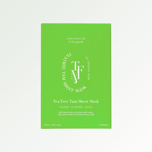 Mascarilla facial Tapomi Tea Tree Tam Sheet Mask, 1 caja (10 mascarillas), mascarilla facial ciclística - Product Image 2