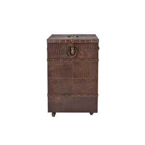 Armoire de rangement en cuir, design classique, accessoires de bar, porte-bouteilles de vin, personnalisé, fait main, pour la maison et le café - Product Image 3