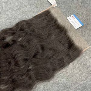 Mejor Precio Cabello Humano Virgen de un Solo Donante 13x4 HD Lace Frontal Ondulado Natural Paquetes Súper Doblemente Tramados Venta al por Mayor de Fábrica - Product Image 6