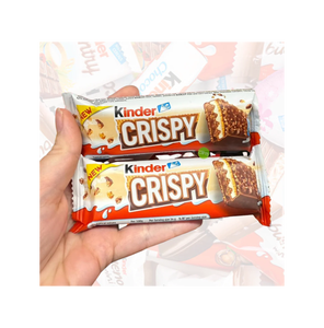 วาฟเฟิลกรอบ Kinder Crispy แบบยกกล่อง - เหมาะสำหรับส่งออกไปยุโรป สหรัฐอเมริกา ตะวันออกกลาง และตลาดโลก - Product Image 1