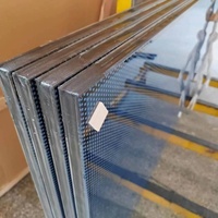 Mur-rideau en verre pour bâtiment, double vitrage Low-E, verre isolant trempé pour mur-rideau et fenêtres