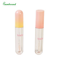 Tubes de brillant à lèvres personnalisés de 5,6 ml avec applicateur en plastique souple non absorbant, tête de brosse facile à nettoyer, tige transparente, emballage inclus