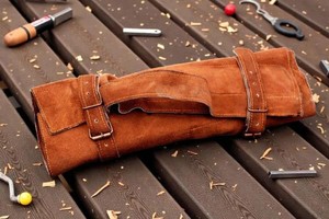 Juego de Cuchillos de Chef de Acero de Damasco con Mango de Madera de Olivo, Ocho Piezas, Forjados a Mano, Personalizados, OEM, Cuchillos de Cocina Profesionales con Bolsa - Product Image 5