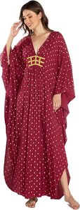 Vestido Abaya Maxi con Cuello en V, Manga Larga, Bordado Floral, Elegante, Transpirable, Estilo Modesto para Mujer, Poliéster, para Fiestas - Product Image 5
