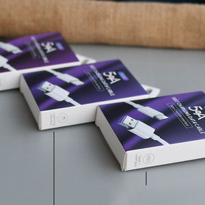 Caja de Embalaje de Plástico para Cable USB con Diseño Personalizado, con Inserto de Tarjeta de Papel, Cajas para Cables de Datos - Product Image 5