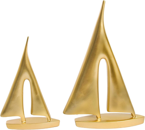 Modern Sailboat Sculpture <b>Decorative</b> Home Accent for Living Room Office <b>Table</b> Shelf Display and Coastal Theme <b>Decoration</b> - Product Image 1