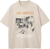 Nuevo Conjunto de Ropa Casual Urbana para Hombre, de Alta Calidad, Estilo Vintage, Lavado Ácido, Tejido Estampado, 100% Algodón, Grueso, Talla Grande, OEM 2026