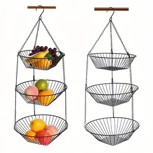 Fabulous Wrought Iron <b>Storage</b> <b>Basket</b> Vintage Design Perfect For Home And Kitchen Fruit <b>Vegetable</b> <b>Storage</b> Available In India - Product Image 6
