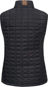 OEM Women's Embroidered <b>Quilted</b> Stand Collar Lightweight Waterproof Windproof Button Detail Zipper Closure Puffer Jacket Winter - Product Image 4