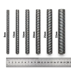 Barres d'armature en acier déformé <span class=keywords><strong>pleine</strong></span> longueur 8mm-40mm pour bâtiments résidentiels et commerciaux - Product Image 1