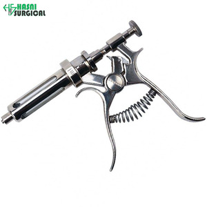 Professional Pig Injection Syringe Stainless Steel Livestock Injector Multi Size Surgical Instruments - Product Image 5