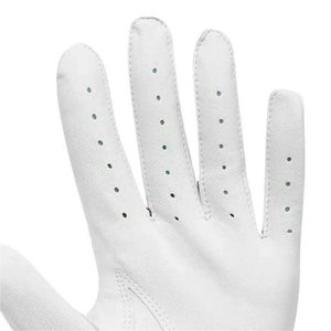 Gants de golf en cuir Cabretta de qualité supérieure, respirants, antidérapants, blancs, avec logo personnalisé, matière douce, ajustement parfait, vente en gros - Product Image 3