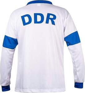 เสื้อฟุตบอลแขนยาวผู้ชายสไตล์เรโทรสีสันตัดกันพร้อมปก |   เสื้อฟุตบอลและเสื้อสเวตเชิ้ตสำหรับนักกีฬา - Product Image 2