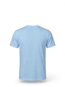 Hot Selling Loose Fit Cotton Graphic Printed <b>Men</b> T Shirt Vintage Light <b>Blue</b> Sky Streetwear Toxic Graphic Print Casual Crew Neck - Product Image 4