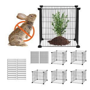 Rete Protettiva per Piante da Giardino Contro Animali 4.65M X 4.65M, Rete Metallica per Polli, Confezione da 5 Gabbie per Piante da Esterno - Product Image 1