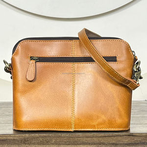 Wholesale Handcrafted Floral Designer Genuine Leather Handbags Vintage Style Crossbody Shopping & Travel Women Shoulder <b>Bags</b> - Product Image 5