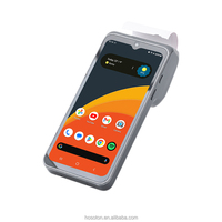 Terminal de point de vente mobile Android à double écran en gros, écran tactile de 6,5 pouces, 4 Go + 32 Go, terminal de point de vente portable avec écran secondaire dynamique de 2,5 pouces
