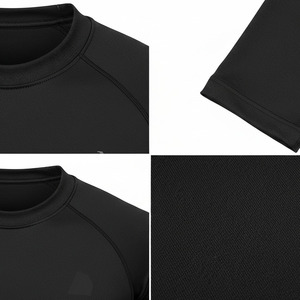 Custom Printed Logo Unisex Rash Guard Polyester/Nylon Low Price Compression MMA Rash Guards - Product Image 6