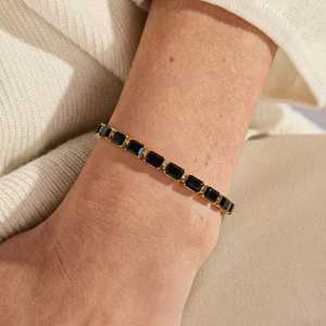 Pulsera de Lujo Vintage de Ónix Negro Natural, Plata de Ley 925, Hecha a Mano, Diseño Único y Elegante, Cadena Tipo Tenis, Regalo de Joyería para Mujer - Product Image 2