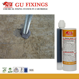 Adhésif d'ancrage chimique en vinyle en deux parties à flexion élevée Fixation de construction à durcissement rapide Tiges en acier filetées Boulons Barres d'armature - Product Image 5