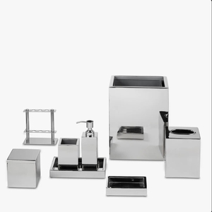 Wholesale Chrome Plated Stainless Steel <b>Square</b> Storage Box Engraving Modern Jewelry Organizer Multifunctional Luxury Home Decor - Product Image 3