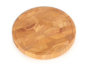 Planche à découper en bois massif à grain rond épais, bloc de boucher, plateau de service pour charcuterie, fabriqué au Vietnam - Product Image 2