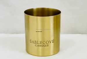 Candelabro hecho a mano de latón de alta calidad y tarro decoración de Navidad contenedores de velas vacías para decoración del hogar - Product Image 4