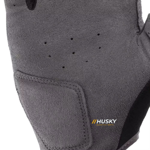 HUSKY SPORTSWEAR Customized Unisex Half Finger Weight Lifting Cycling Shockproof Breathable Microfiber Padded Fingerless Gloves - Product Image 4
