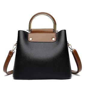 Trendy Women Faux Leather Handbag Two ZIP <b>Large</b> Capacity Shoulder Tote <b>Purse</b> Soft Premium Fashion Elegant Casual Office Bag - Product Image 2