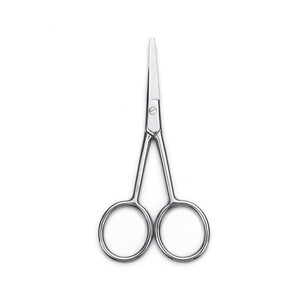 Ciseaux à ongles en acier inoxydable, lame droite, pointe acérée, coupe-cuticules professionnel, ciseaux à ongles à poignée ronde, durables - Product Image 2