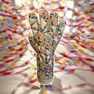 Gants de gardien de but de football professionnels personnalisés unisexes pour l'entraînement en extérieur, en latex et PU hybride, avec coutures négatives, confortables pour les doigts - Product Image 2