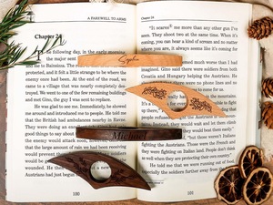 Finger Ring Reader Support <b>Book</b> Finger Holder Wooden - Product Image 3