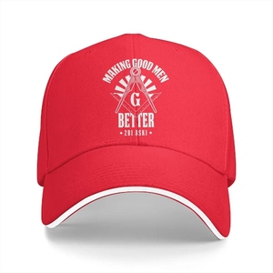 Gorra de béisbol Master Mason Blue Lodge Making Good Men Better 2B1 ASK1, gorra de béisbol ajustable de algodón - Product Image 5
