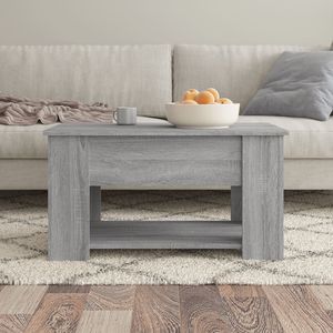 Tavolino in legno ingegnerizzato grigio Sonoma 31.1 "x 19.3" x 16.1 "dimensioni - Product Image 3