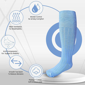 Soft Comfortable Scottish Highland Kilt Hose <b>Socks</b> for Men Traditional Wool Blend <b>Long</b> Length <b>Socks</b> OEM ODM Custom Supply - Product Image 2