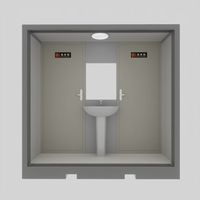 Meilleure Vente : Conteneur Mobile de Luxe pour Toilettes et Douches Extérieures Étanche, Idéal pour Systèmes de Facturation (Toll System)