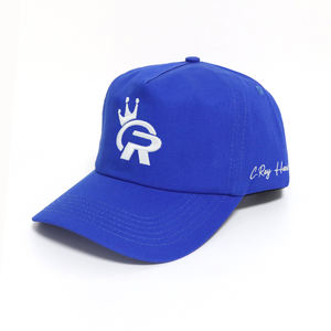 Gorra de Béisbol de Sarga 100% Algodón, con Logotipo Bordado Personalizado, Ajustable, de 6 Paneles, Estructurada, Unisex, al por Mayor - Product Image 5