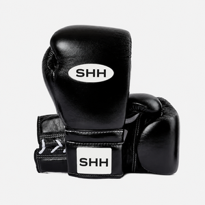Gants de kick-boxing pour adultes en cuir PU, légers, imperméables, à lacets, blancs et dorés, avec logo personnalisé – Grande Vente - Product Image 1