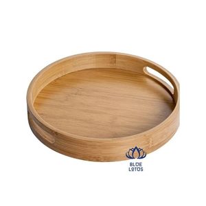 EN TENDENCIA: Bandeja de Servir de Bambú con Acabado Liso, Material Duradero, Ideal para Servir Bebidas y con Diseño Eficiente - Product Image 1
