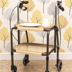 Chariot de cuisine réglable en hauteur avec freins et roues pour personnes âgées - Product Image 5