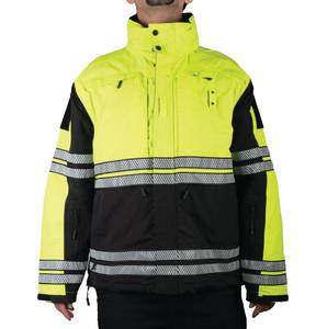 Veste de sécurité pour homme, haute visibilité, réfléchissante, imperméable, vêtements de sécurité pour l'hiver - Product Image 1