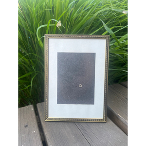 <b>Square</b> Metal Photo <b>Frame</b> with Gold Color Finishing and Round Edges for Bedside Table Decoration or Formal Gifts Accessories - Product Image 4