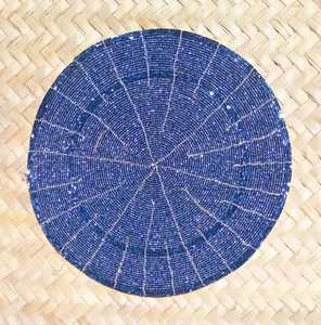 Elegant Handmade Beaded <b>Placemats</b> Premium Embroidery Design <b>Dining</b> <b>Table</b> Decor Mats for Wedding Party and Restaurant Use Decor - Product Image 6