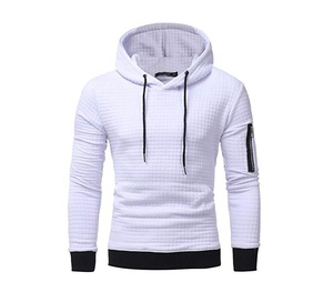 Sweat-shirt à capuche pour homme, grande taille, imperméable, respirant, séchage rapide, tricoté, écologique, imprimé, color block - Product Image 1
